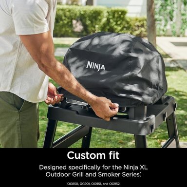 NINJA FUNDA WOODFIRE XSKCOVERXL PREMIUM 33X61 CM | NEGRO - 3