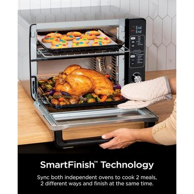 NINJA HORNO DOBLE DCT401 12 EN 1 60.7 OZ / 1.8 L | ACERO INOXIDABLE - 4