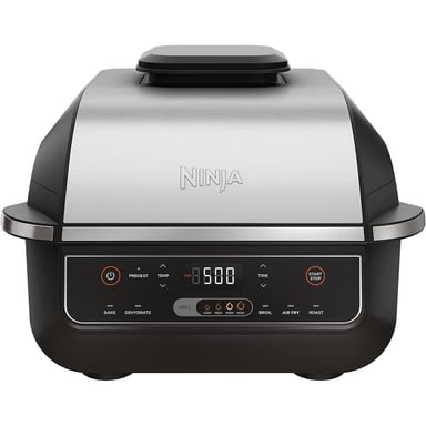 NINJA PARRILLA FOODI EG201 6 EN 1, 4 QT / 3.78 L | NEGRO/PLATEADO - 1
