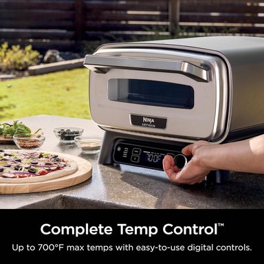 HORNO PIZZA EXTERIOR NINJA, 12'' / 30 CM, PIZZA 3 MIN | NEGRO - 2