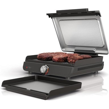 NINJA PLANCHA Y PARRILLA INTERIOR GR101 14'' 260 °C | PLATEADA - 1