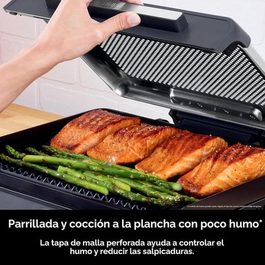 NINJA PLANCHA Y PARRILLA INTERIOR GR101 14'' 260 °C | PLATEADA - 4