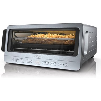 NINJA FOODI SP151, HORNO TOSTADOR Y FREIDORA DE AIRE 8 EN 1, 1800 W | ACERO