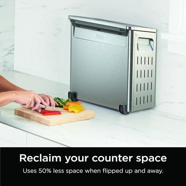 NINJA FOODI SP151, HORNO TOSTADOR Y FREIDORA DE AIRE 8 EN 1, 1800 W | ACERO - 3