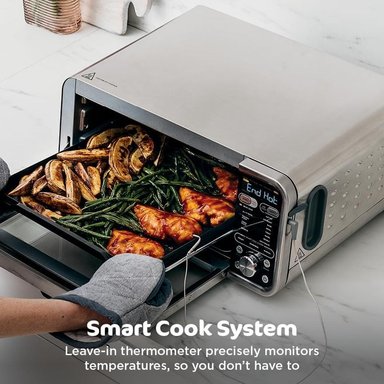NINJA FOODI SP351, HORNO TOSTADOR Y FREIDORA 13 EN 1, 4 QT / 3.78 L | ACERO - 2