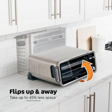NINJA FOODI SP351, HORNO TOSTADOR Y FREIDORA 13 EN 1, 4 QT / 3.78 L | ACERO - 5