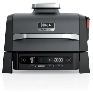 NINJA WOODFIRE OG321, PARRILLA Y AHUMADOR 6 EN 1, | NEGRO