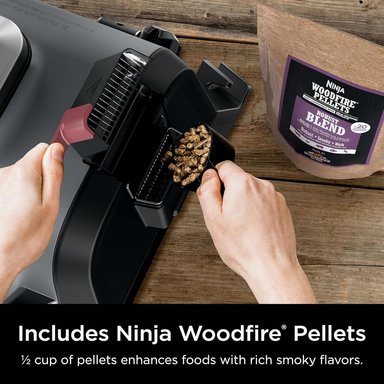 NINJA WOODFIRE OG321, PARRILLA Y AHUMADOR 6 EN 1, | NEGRO - 4