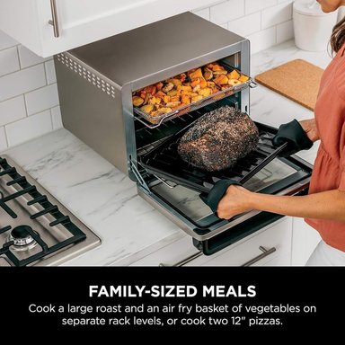 NINJA FOODI DT201, HORNO TOSTADOR 10 EN 1, 2.2 KG / 4.85 LB | ACERO INOXIDABLE - 5