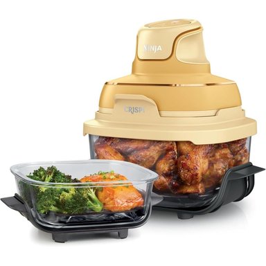 NINJA CRISPI FN101GD, FREIDORA PORTÁTIL 4 EN 1, 6 TAZAS / 1.4 L | GINGER SNAP - 1