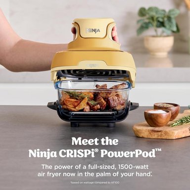 NINJA CRISPI FN101GD, FREIDORA PORTÁTIL 4 EN 1, 6 TAZAS / 1.4 L | GINGER SNAP - 4