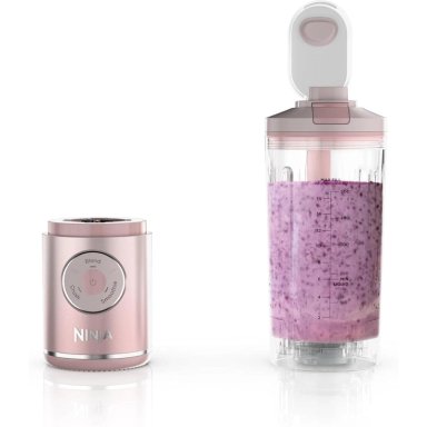 NINJA BLAST MAX BC251PK, LICUADORA PORTÁTIL 22 OZ, TWIST Y GO | ROSA