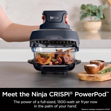 NINJA CRISPI FN101GY, COCINA PORTÁTIL 4 EN 1, CON FREIDORA DE AIRE | AZUL MARINO - 3