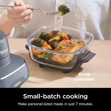 NINJA CRISPI FN101GY, COCINA PORTÁTIL 4 EN 1, CON FREIDORA DE AIRE | AZUL MARINO - 6