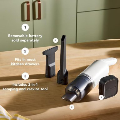KITCHENAID, ASPIRADORA DE COCINA INALÁMBRICA GO | BLANCO - 3
