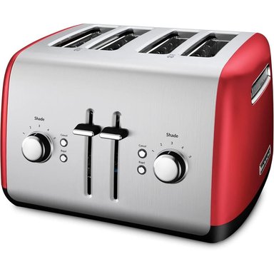 KITCHENAID KMT4115ER, TOSTADORA 4 REBANADAS CON PALANCA MANUAL | ROJO IMPERIO - 1