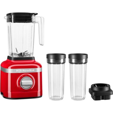 KITCHENAID, LICUADORA PICADORA DE HIELO K150 3 VELOCIDADES CON 2 JARRAS | ROJO
