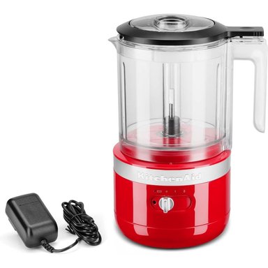 KITCHENAID KFCB519PA, PICADORA DE ALIMENTOS INALÁMBRICA 5 QT / 4.7 L | ROJO PASIÓN - 1