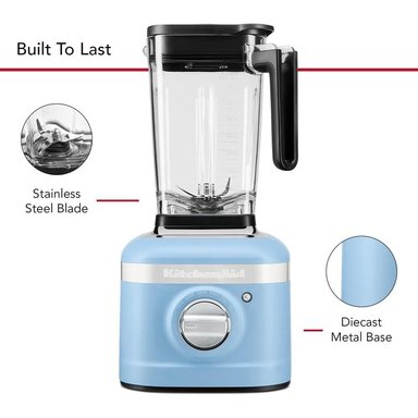 KITCHENAID, LICUADORA VELOCIDAD VARIABLE K400 CON PRENSADOR | TERCIOPELO AZUL - 4