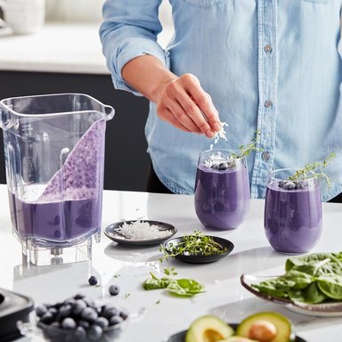 KITCHENAID, LICUADORA VELOCIDAD VARIABLE K400 CON PRENSADOR | TERCIOPELO AZUL - 6
