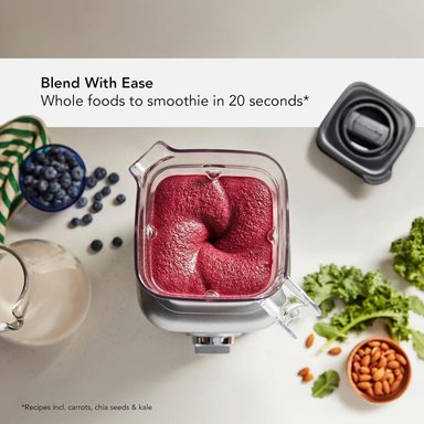 KITCHENAID, LICUADORA VELOCIDAD VARIABLE K400 CON PRENSADOR | ROJO PASIÓN - 2