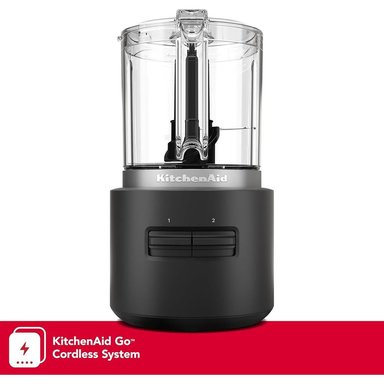 KITCHENAID KFCR531, PICADORA DE ALIMENTOS INALÁMBRICA GO | NEGRO MATE - 2