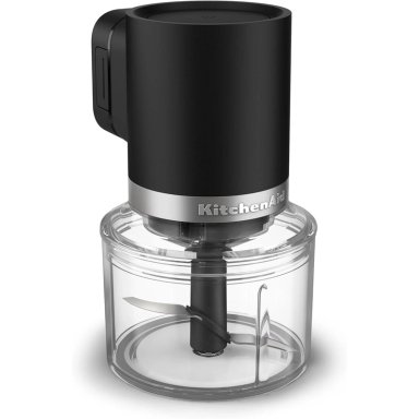 KITCHENAID, PICADORA INALÁMBRICA GO DE ARRIBA A ABAJO | NEGRO
