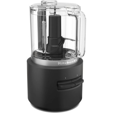 KITCHENAID KFCR500, PICADORA DE ALIMENTOS INALÁMBRICA GO | NEGRO MATE