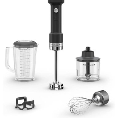 KITCHENAID, BATIDORA DE MANO INALÁMBRICA GO CON ACCESORIOS| NEGRO