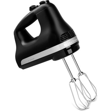 KITCHENAID KHM512, BATIDORA DE MANO 5 VELOCIDADES ULTRA POWER | NEGRO MATE - 1