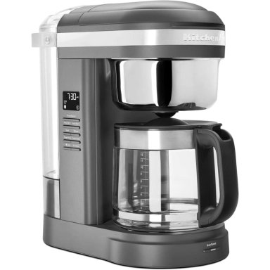 KITCHENAID, CAFETERA DE GOTEO 12 QT / 11.4 L CON PLACA CALEFACTORA | PLATEADO