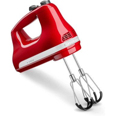 KITCHENAID, BATIDORA CON 6 VELOCIDADES CON BATIDORES DE BORDE FLEXIBLE | ROJO