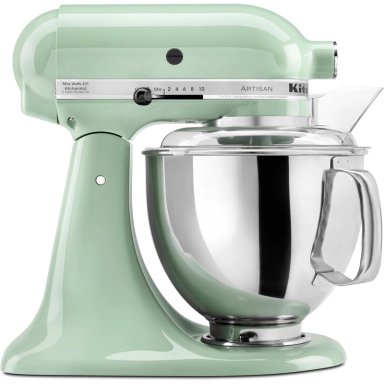 KITCHENAID ARTISAN, BATIDORA DE PIE 5 QT / 4.7 L CON PROTECTOR | PISTACHO