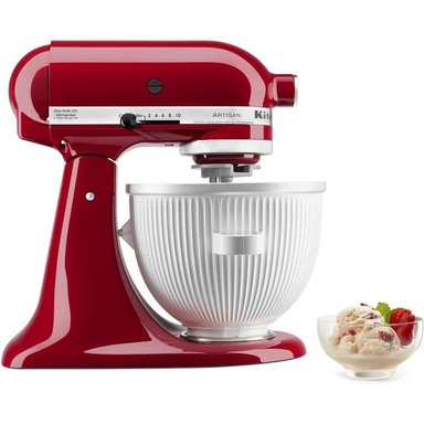 KITCHENAID KSMICM, ACCESORIO MÁQUINA PARA HELADO 2 QT | BLANCO - 1