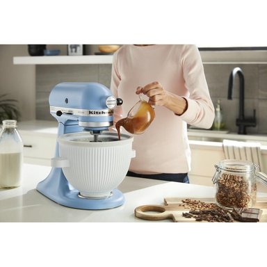 KITCHENAID KSMICM, ACCESORIO MÁQUINA PARA HELADO 2 QT | BLANCO - 6