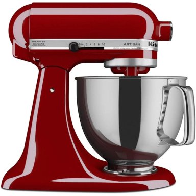 KITCHENAID ARTISAN, BATIDORA DE PIE 5 QT / 4.7 L CON PROTECTOR | ROJO