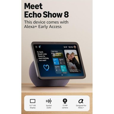PARLANTE INTELIGENTE AMAZON ECHO SHOW 8 | GRAFITO - 2