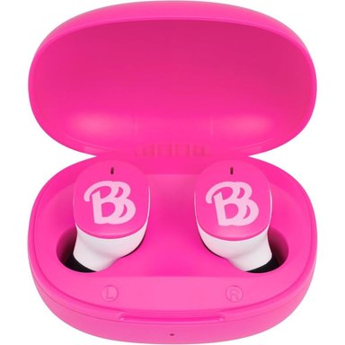 EKIDS BARBIE AURICULARES INALÁMBRICOS INFANTILES CON MICRÓFONO Y ESTUCHE DE CARGA