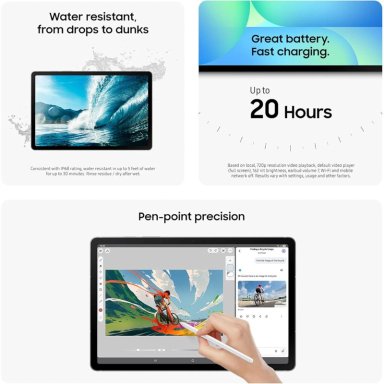SAMSUNG GALAXY TAB S10 FE 10.9' 256GB WIFI | AZUL - 4