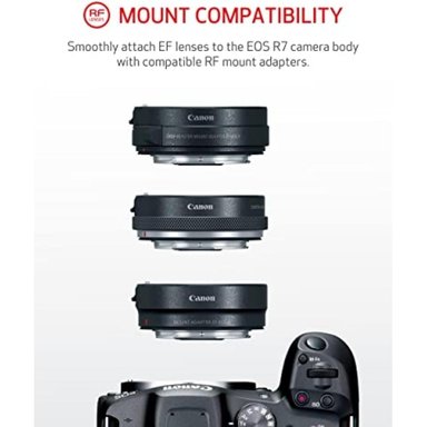 CANON CÁMARA SIN ESPEJO EOS R7 HÌBRIDA | NEGRO - 6