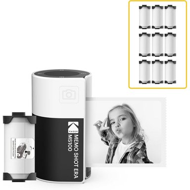 KODAK MEMO SHOT ERA CÁMARA INSTANTÁNEA CON ACCESORIOS | BLANCO