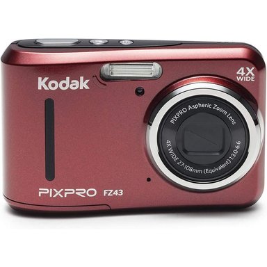 KODAK PIXPRO FZ43 CÁMARA DIGITAL 16 MP ZOOM 4X LCD | ROJO