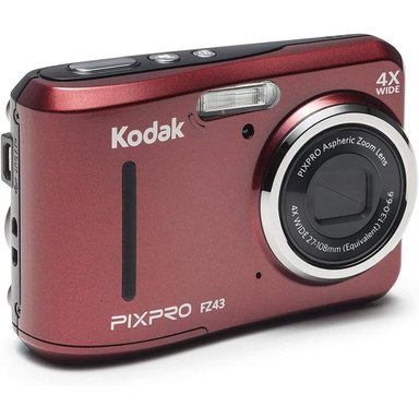 KODAK PIXPRO FZ43 CÁMARA DIGITAL 16 MP ZOOM 4X LCD | ROJO - 2