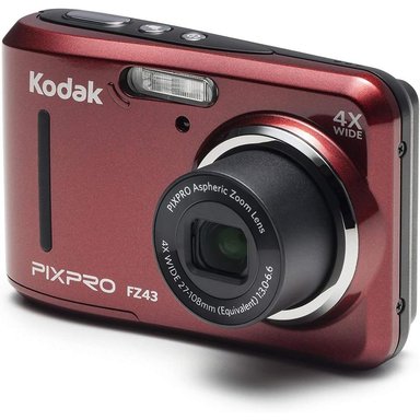 KODAK PIXPRO FZ43 CÁMARA DIGITAL 16 MP ZOOM 4X LCD | ROJO - 3