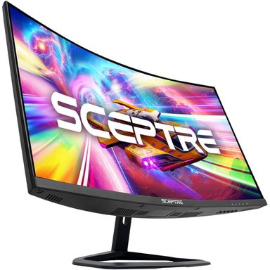 SCEPTRE 27' FHD CURVO 240 HZ 1 MS FREESYNC DISPLAYPORT/HDMI ALTAVOCES R1500 - 1