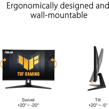 ASUS TUF GAMING VG27AQ3A MONITOR 27' QHD 180HZ HDR - 5