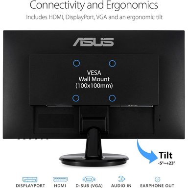 ASUS VA24DQ MONITOR 24' FULL HD IPS 75HZ - 2