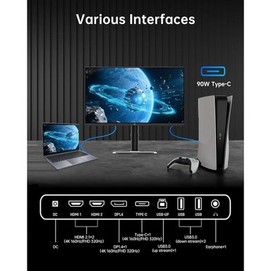 KTC H27P6 MONITOR 27' 4K UHD 160HZ - 4