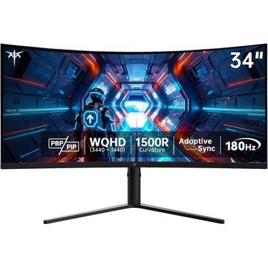 KTC H34S5 MONITOR CURVO 34' UWQHD 180HZ - 1