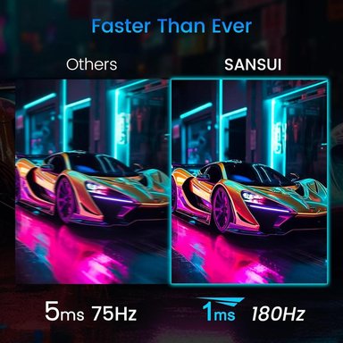 SANSUI 24' FHD 180 HZ 1 MS DP/HDMI FPS/RTS FREESYNC - 4